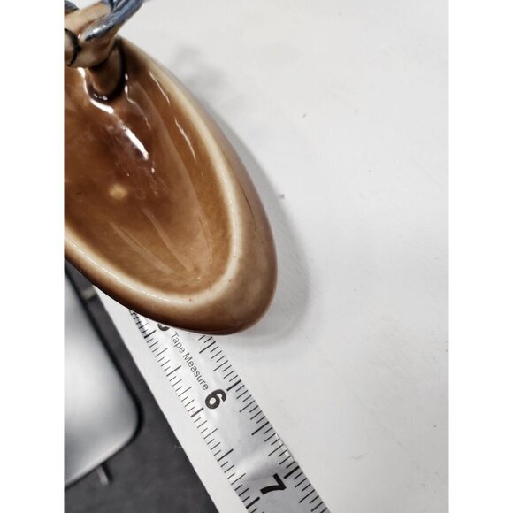 Vintage Wade Bird Bath Trinket Dish Brown Ceramic Made in England 5.5" - Picture 9 of 9